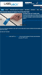 Mobile Screenshot of labellock.com