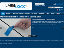 Tablet Screenshot of labellock.com